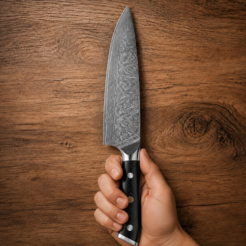 Morvillo Signature Gyuto 200mm — 67-Layer Damascus Chef Knife