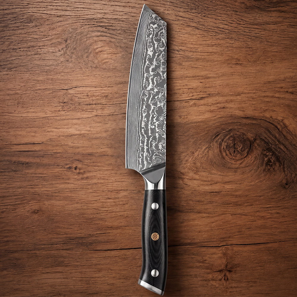 Morvillo Signature Kiritsuke 195mm — 67-Layer Damascus Chef Knife